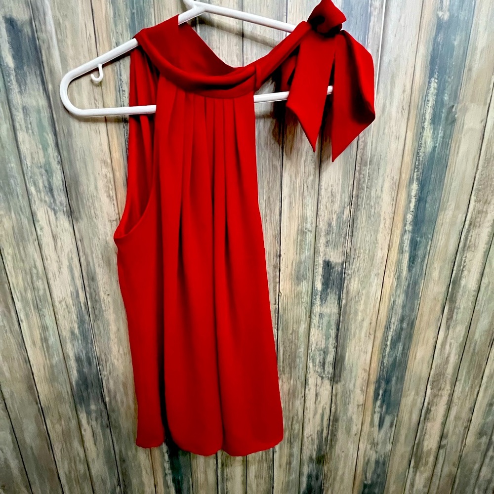 Express Red Sleeveless Top